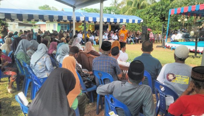 Ansar Kampanye di Pulau Penyengat, Warga :  “Terimakasih Pak, Pulau Penyengat Makin Bagus”