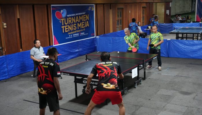 Turnamen Tenis Meja BP Batam, Meriahkan Hari Bakti BP Batam 