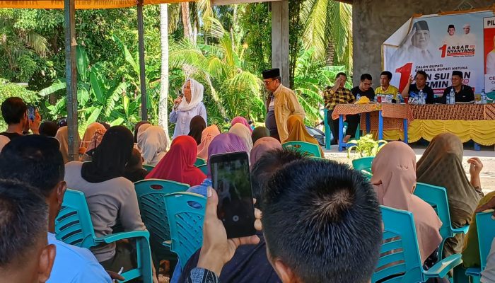 Kampanye di Desa Kadur, Cen Sui Lan Akan Perjuangan Jaringan Internet dan Perbaikan Jalan 
