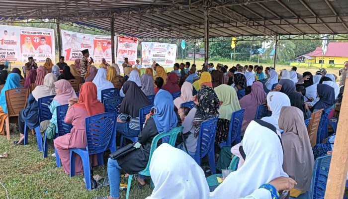 Kampanye Cermin di Kelarik Utara, Mustamin Bakri : Cen Sui Lan Sudah Berbuat Nyata di Natuna 
