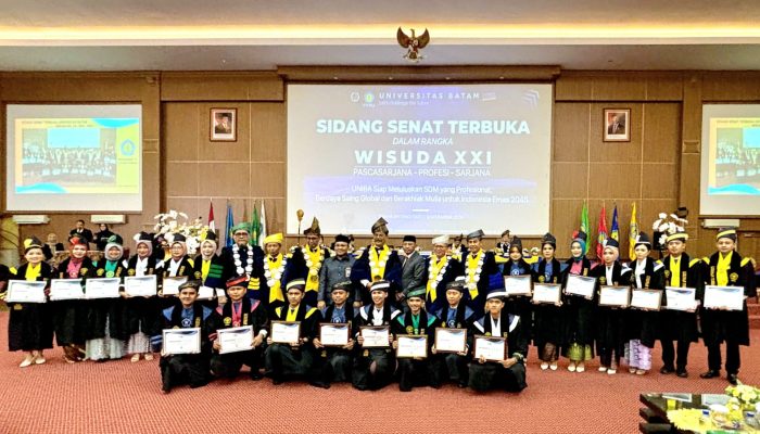 UNIBA Gelar Sidang Senat Terbuka Wisuda XXI Sebanyak 670 Orang