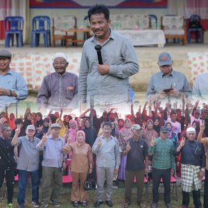 Cagub Kepri Muhammad Rudi Siap Benahi Jaringan Telekomunikasi di Lingga