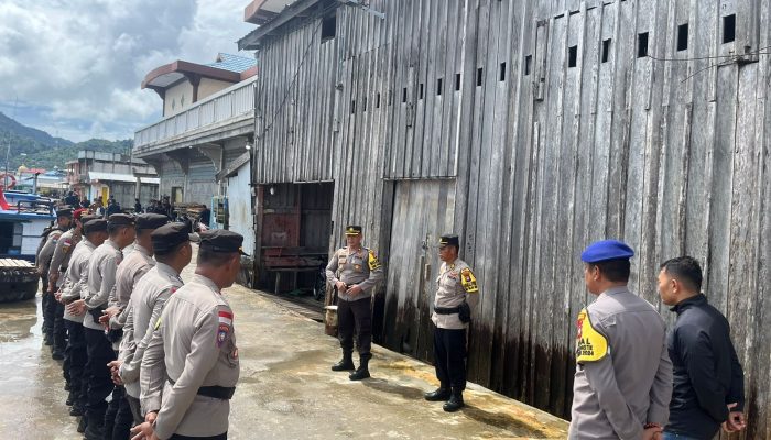 Polres Anambas Kawal Pergeseran Logistik Pilkada 2024 dari Gudang KPU Ke PPK