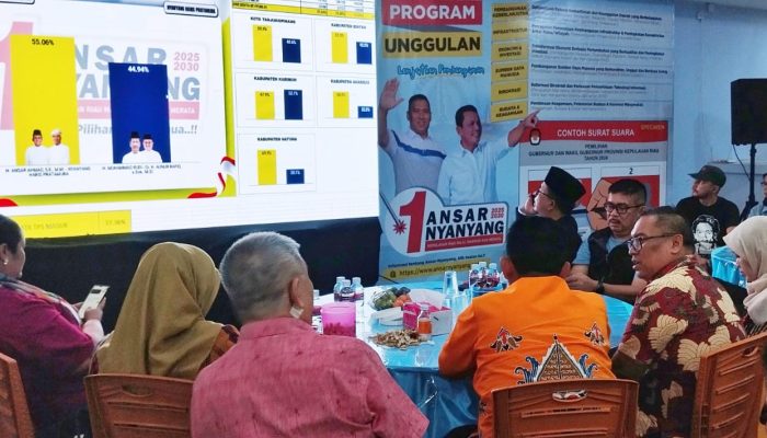 Ansar-Nyanyang: Hasil Quick Count Menang, Kawal Terus Tugas Belum Selesai
