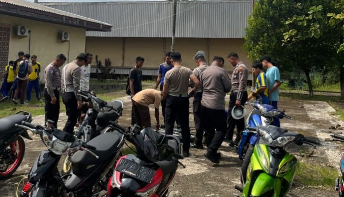 Polisi Sita 60 Knalpot Bising Pelajar SMKN 3 Tanjungpinang