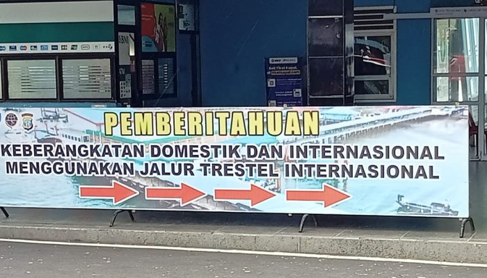 Jelang Nataru, Pintu Keberangkatan di Pelabuhan SBP Pindah Ke Terminal Internasional 