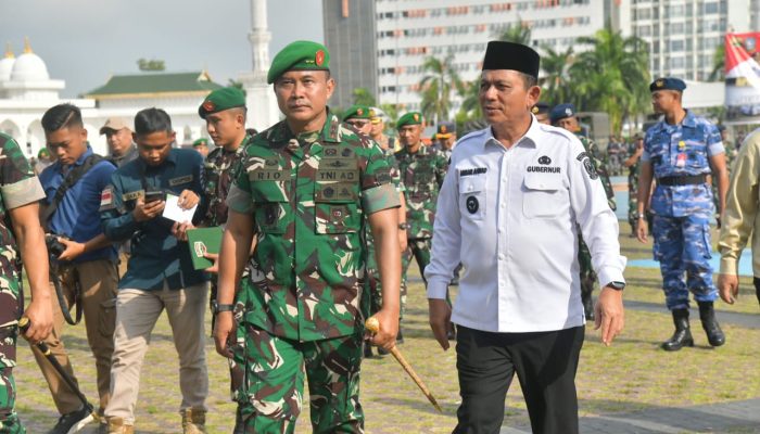 Pangdam I /Bukit Barisan Pimpin Apel Gelar Pasukan Pengamanan Nataru 2025
