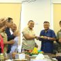 Peringati HPN 2025, SMSI Kepri Potong Tumpeng Serentak 