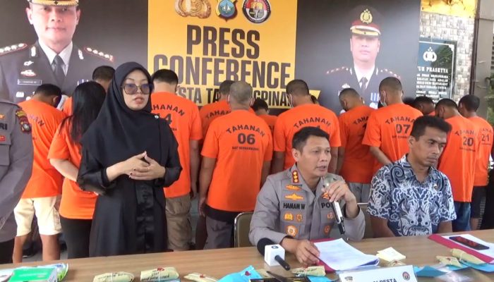 Hanya Sebulan, Polresta Tanjungpinang Bekuk 16 Pengedar Narkoba