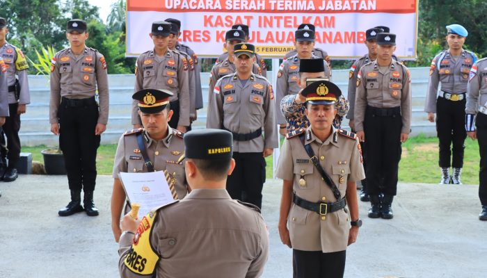Kanit Intelkam Polsek Bukit Bestari Tanjungpinang Dimutasi Jadi Kasat Intelkam Polres Anambas