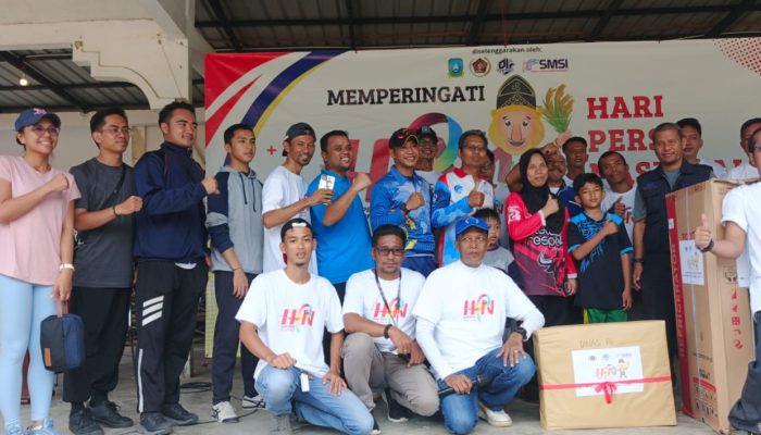 Peringatan HPN 2025 di Anambas Disemarakkan Senam Sehat dan Doorprice