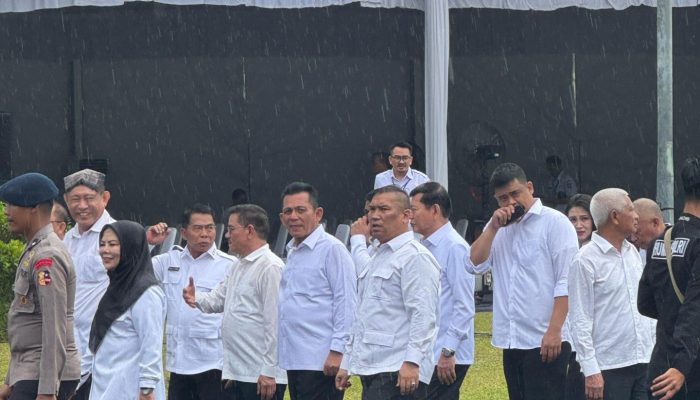 Jelang Dilantik Besok, Ansar- Nyanyang Ikuti Gladi Bersih di Kawasan Monas Jakarta 