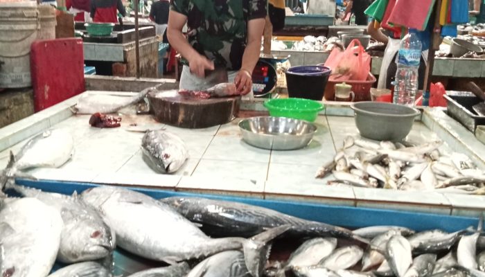 Usai Perayaan Imlek, Harga Ikan dan Cabai Menurun Di Pasar Tanjungpinang
