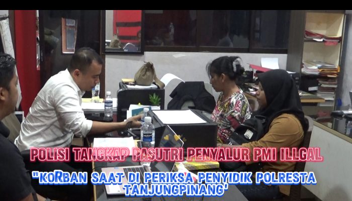 BP3MI Kepri Serahkan Korban dan Diduga Pelaku Pengiriman PMI Ilegal Ke Polresta Tanjungpinang