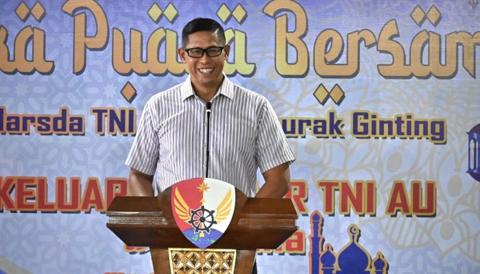 TNI AU Natuna Gelar Buka Puasa Bersama di Lanud Raden Sadjad