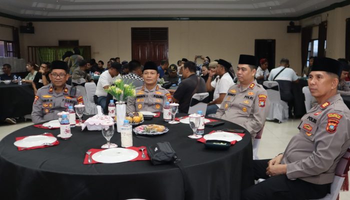 Perkuat Sinergitas, Polresta Tanjungpinang Buka Puasa Bersama Wartawan