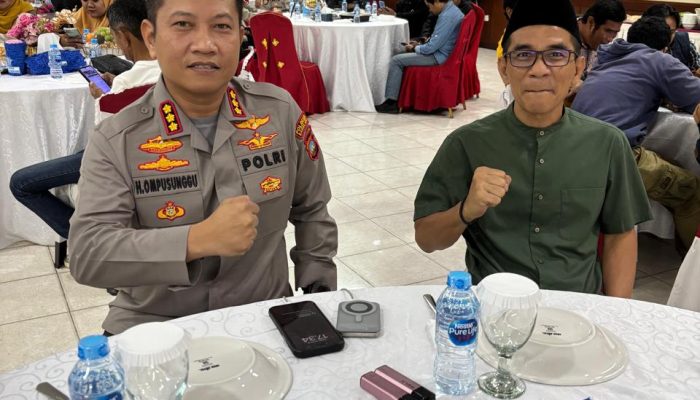 Buka Puasa Bersama Polresta Barelang, Andi Gino: Do’akan Heribertus Sukses Tempuh Sespimti