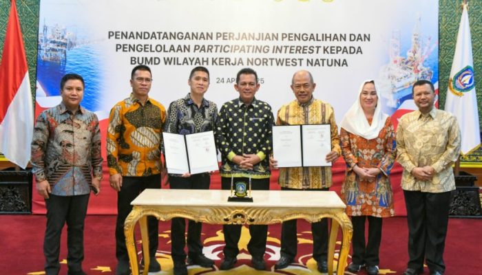 KKKS Prima Energy WK NWN Resmi Alihkan PI 10 Persen Ke PT Pembangunan Kepri NWN