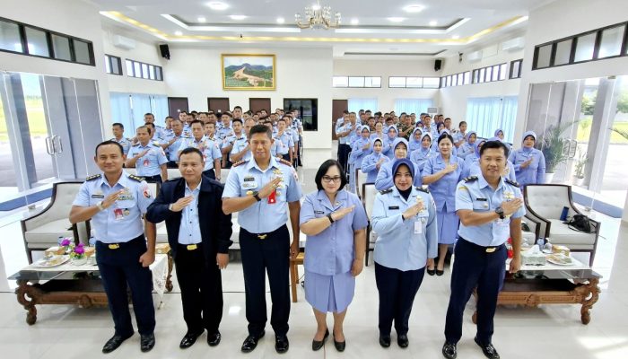 Personel Lanud RSA Natuna Ikuti Pembinaan Mental dan Psikologi di Graha Serasan 