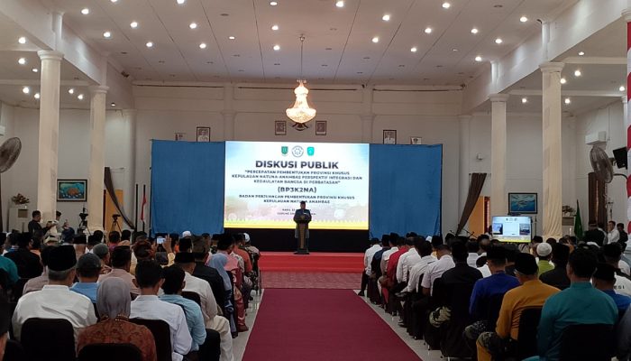 BP3K2NA Gelar Diskusi Publik Bahas Pembentukan Provinsi Khusus Natuna-Anambas 