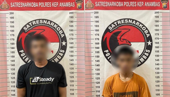 Dua Honorer PLN Tarempa Di Tangkap Satresnarkoba Polres Anambas