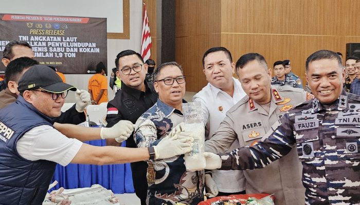 Wagub Kepri Apresiasi Penggagalan Penyelundupan Narkotika 1,9 Ton oleh TNI AL