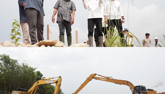 Deputi Bidang Infrastruktur BP Batam Tinjau Pekerjaan Drainase di Kawasan Bengkong