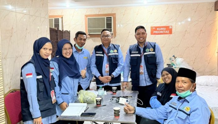 CJH Kloter 1 Embarkasi Batam Jalani Pemeriksaan Kesehatan Rutin di Makkah