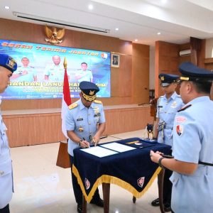 Panglima Komando Operasi Udara 1 Pimpin Sertijab Danlanud Hang Nadim Batam