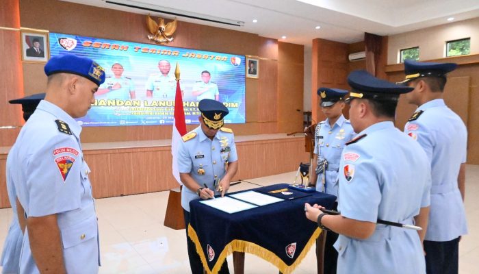 Panglima Komando Operasi Udara 1 Pimpin Sertijab Danlanud Hang Nadim Batam