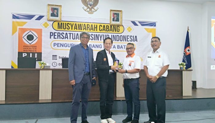 Ir. Junaidi, ST., IPP Terpilih Ketua PII Cabang Kota Batam Periode Tahun 2025-2028