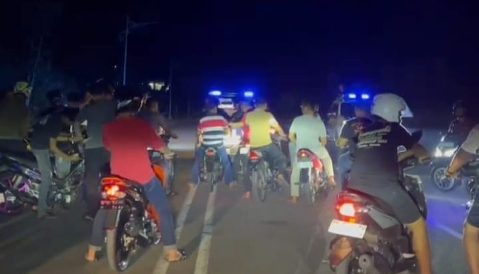 Satlantas Polresta Tanjungpinang Gencar Razia Balap Liar dan Knalpot Brong
