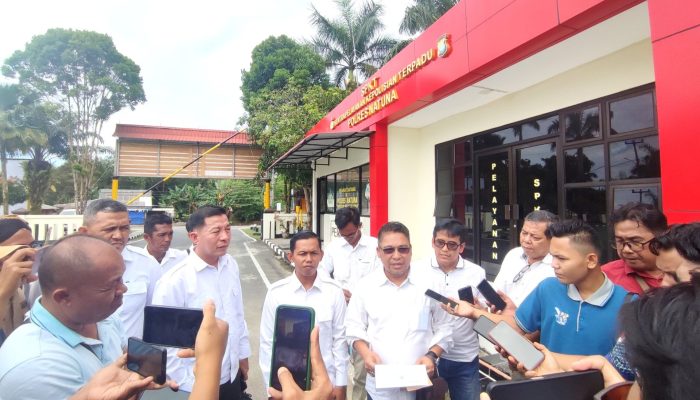 Sekjend DPC Partai Gerindra Natuna Resmi Laporkan Suami Cen Sui Lan ke Polres Natuna