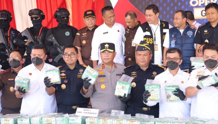 Sinergi Antar Instansi Amankan Kapal Sea Dragon Tarawa Angkut Sabu 2 Ton di Perairan Kepri 