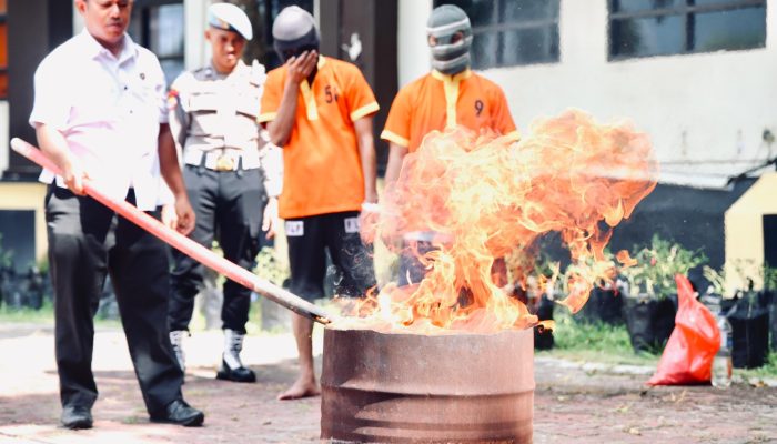 Periode April-Mei 2025, Polda Kepri Musnahkan Narkotika 4.586,58 Gram 