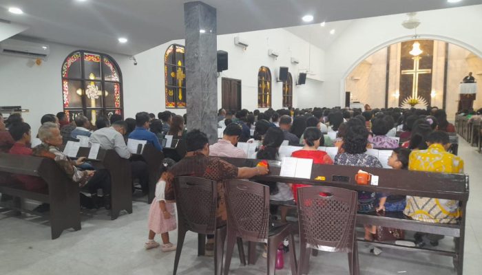 206 Polisi Amankan Tempat Ibadah Peringati Hari Kenaikan Isa Al Masih di Tanjungpinang