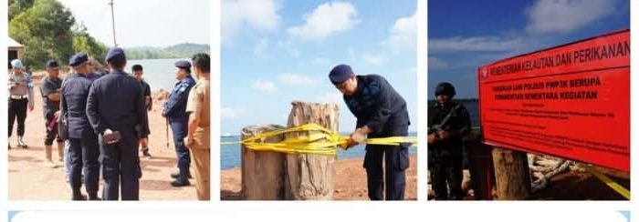 Diduga Tidak Miliki KPPRL,Pelabuhan Muat Bauksit TBJ Disegel PSDKP Batam