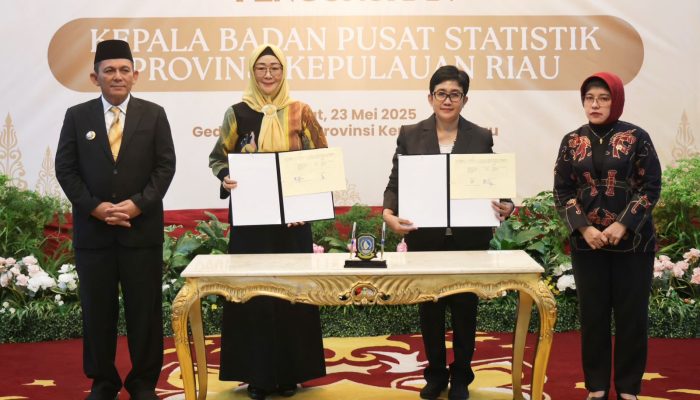 Pemprov Kepri Teken Nota Kesepakatan Strategis Dengan BPS RI