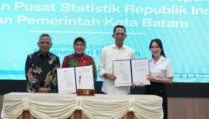 Sajikan Data Akurat, BP Batam-Pemko Batam Teken MoU dengan BPS RI