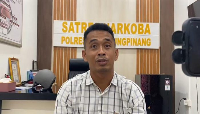 Bekuk 4 Pengguna Sabu, Polresta Tanjungpinang Akan Serahkan Ke BNN Tanjungpinang 