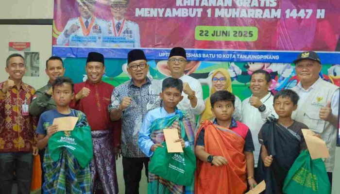Libur Sekolah, 210 Anak Ikuti Khitanan Massal di Empat Puskesmas Tanjungpinang
