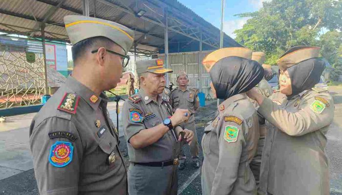 48 Personel PPPK Satpol PP Tanjungpinang Terima Penyematan Pangkat