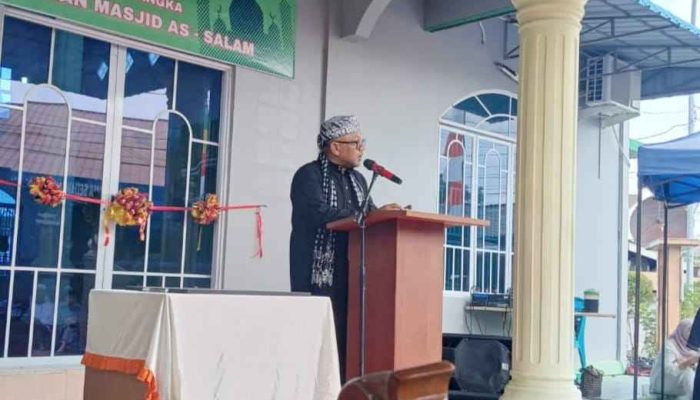 Walikota Tanjungpinang Resmikan Status Surau As Salam di Sei Jang Jadi Masjid 
