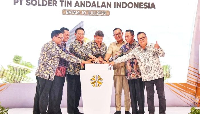 Gubernur Kepri Resmikan Pabrik PT Solder Tin di Batam, Target Produksi Capai 2000 Ton