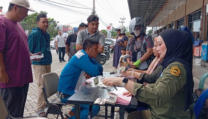 Razia Kendaraan, Samsat Tanjungpinang Sosialisasikan Program Pemutihan Pajak 2025