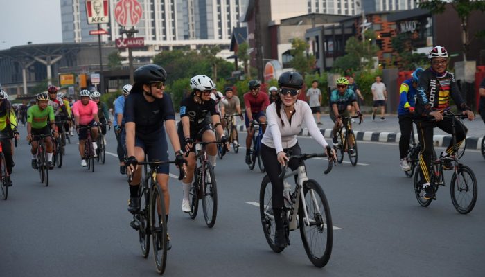 Gowes Santai BP Batam–Polda Kepri, Pererat Silaturahmi dan Wujudkan Batam Sehat