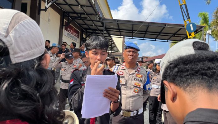 GAM Kepri Datangi Polresta Tanjungpinang, Desak Tuntaskan Kasus Pengeroyokan di Majestic KTV