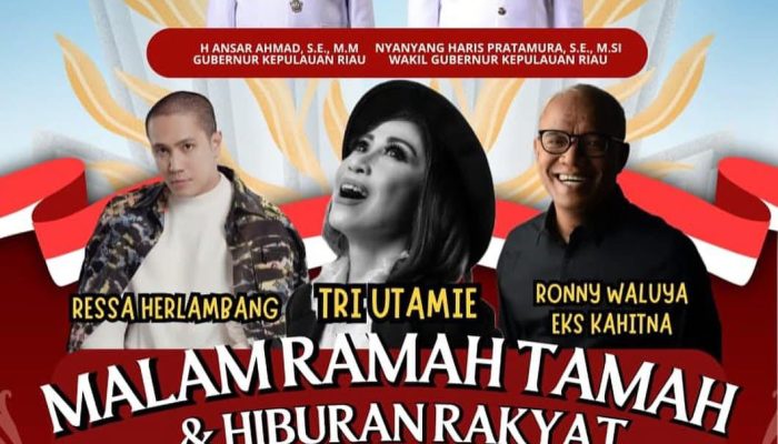Malam Puncak HUT RI Ke-80, Pemprov Kepri Sediakan 7000 Kupon Makan Gratis Dihibur The Three Generation
