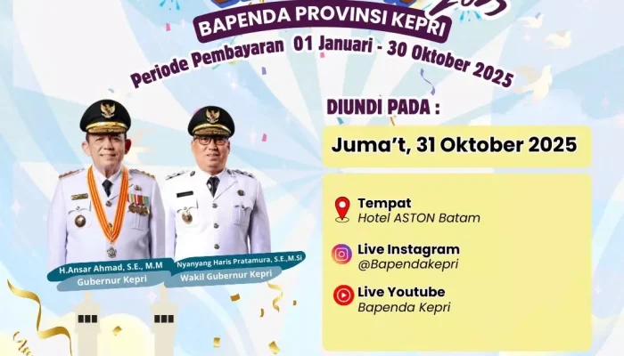 Bapenda Kepri Gelar Gebyar Pajak Kendaraan Bermotor Hadiah Umroh