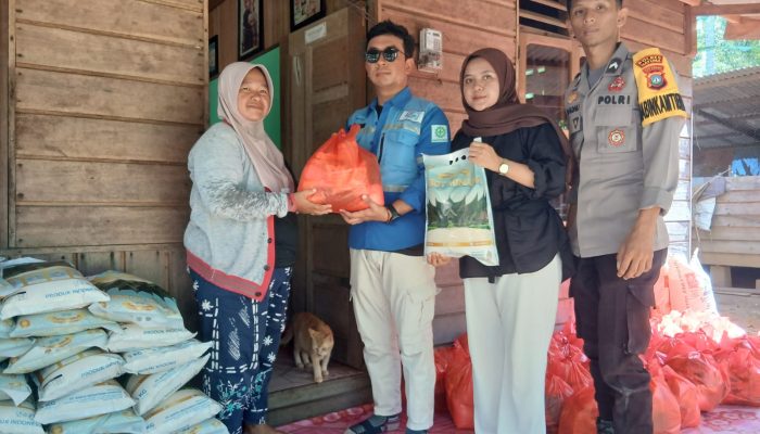 PT. MMI Salurkan Bantuan Paket Sembako Bagi Warga Kelarik Natuna